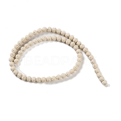 Synthetic Lava Rock Dyed Beads Strands G-H311-08A-04-1