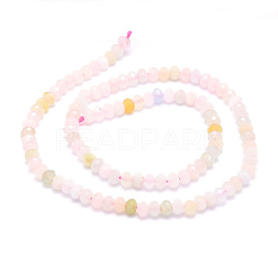 Natural Morganite Beads Strands G-E569-H08-1