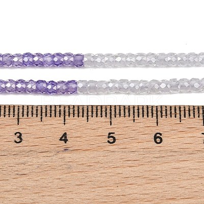 Cubic Zirconia Beads Strands ZIRC-P125-2x3mm-29-1