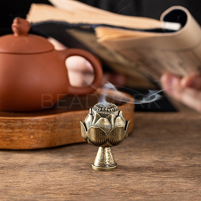 1Pc Alloy Incense Burners AJEW-DJ0002-28-1
