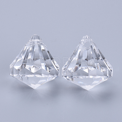 Transparent Acrylic Pendants TACR-Q260-D-V01-1