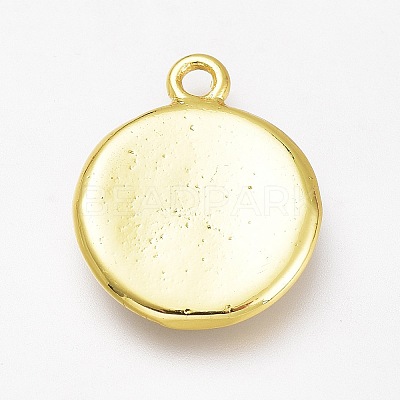 Brass Enamel Pendants KK-H103-01S-G-1