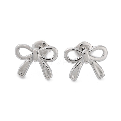 Non-Tarnish 304 Stainless Steel Stud Earrings EJEW-H115-09P-1