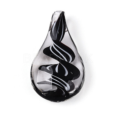 Handmade Lampwork Pendants LAMP-N034-03-1
