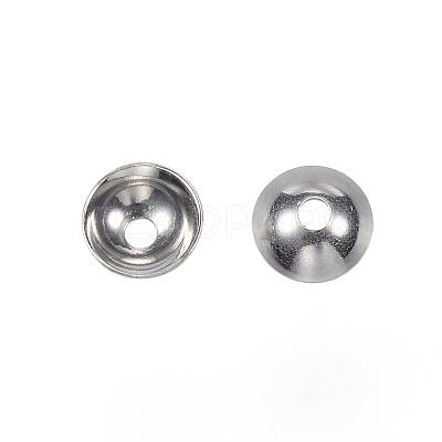 Tarnish Resistant 201 Stainless Steel Bead Caps STAS-F040-20B-P-1