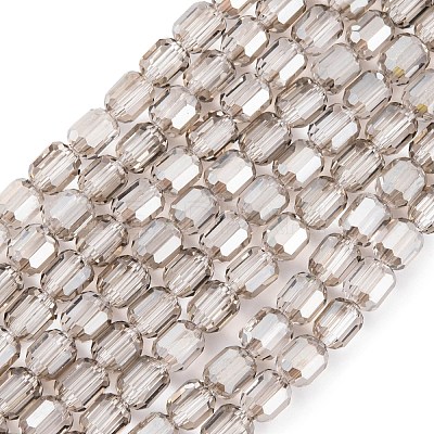Electroplate Glass Beads Strands EGLA-D031-01X-1