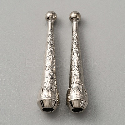 Alloy Cord Ends LS-FIND-WH0110-363C-1