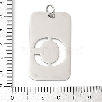 304 Stainless Steel Pendants STAS-M115-01P-C-1
