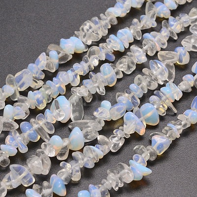Opalite Chip Bead Strands X-G-M205-33-1