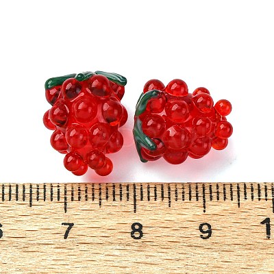 Handmade Lampwork Beads X-LAMP-WH0012-02E-1