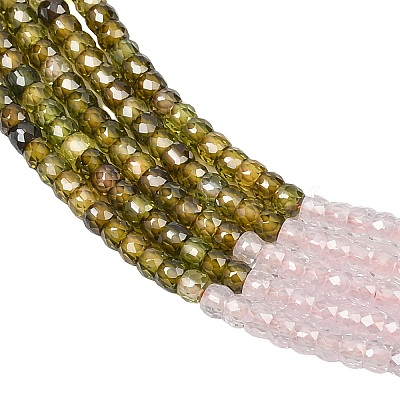 Cubic Zirconia Beads Strands ZIRC-P125-2x3mm-30-1