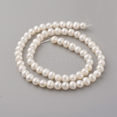 Natural Cultured Freshwater Pearl Beads Strands PEAR-G007-32-1
