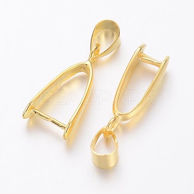 Brass Ice Pick Pinch Bails LS-KK-D318-G-NR-1