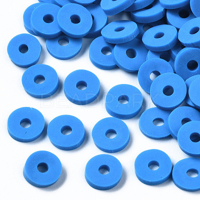 Handmade Polymer Clay Beads X-CLAY-Q251-6.0mm-B33-1