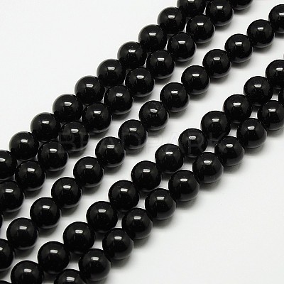 Natural Malaysia Jade Bead Strands G-M099-6mm-01-1