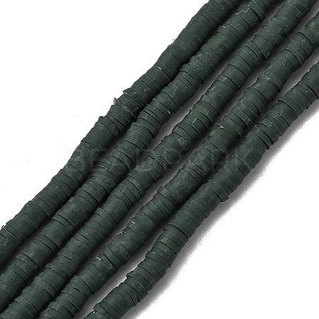 Handmade Polymer Clay Beads Strands LS-CLAY-R089-4mm-Q081-1