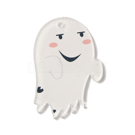 Halloween Printing Acrylic Pendants FIND-K017-05A-1