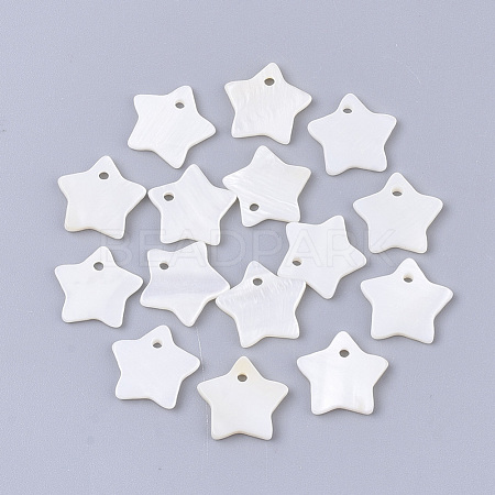 Freshwater Shell Pendants X-SHEL-S276-60B-1