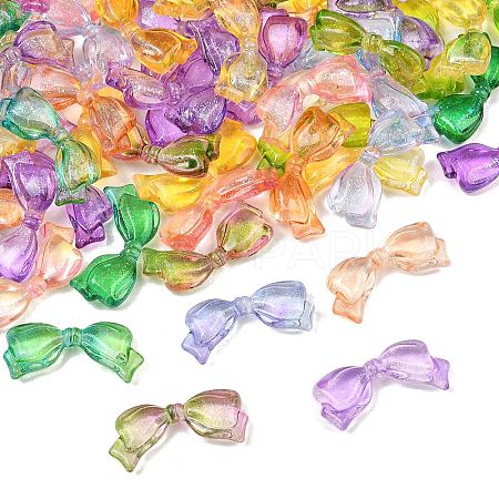 Two-Tone Transparent Acrylic Beads AC-CBAE44E-02A-01-1