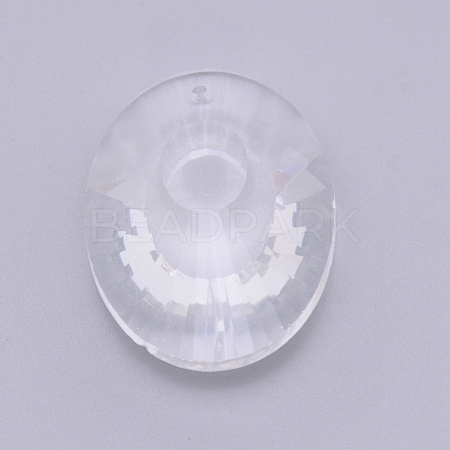 Transparent Glass Big Pendants GLAA-WH0022-27-1