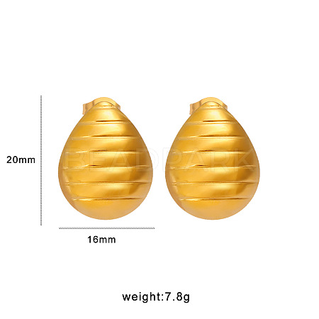 304 Stainless Steel Stud Earrings WG29ED6-02-1
