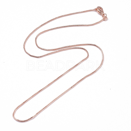 Brass Venetian Chain NJEW-E151-02RG-1