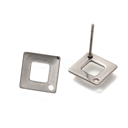 Anti-Tarnish 304 Stainless Steel Stud Earring Findings STAS-F311-17P-1