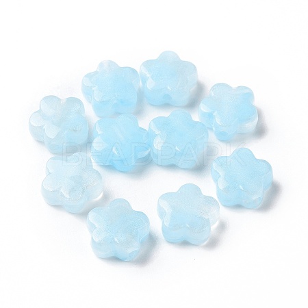 Opaque Acrylic Beads OACR-E014-13G-1