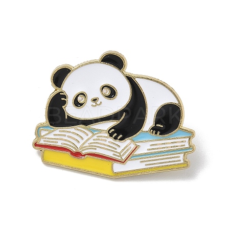 Reading Panda Enamel Pins AL-E002-02D-1