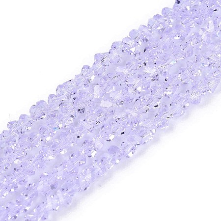 Transparent Glass Beads Strands GLAA-N018-3mm-10-1