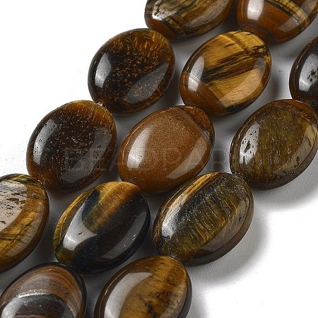 Natural Tiger Eye Beads Strands G-P528-M09-01-1