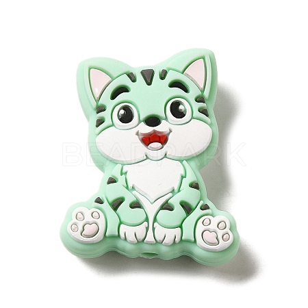 Cat Silicone Focal Beads SIL-B069-01F-1
