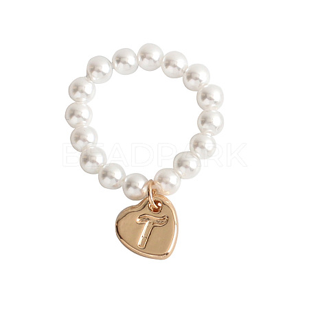 Plastic Imitation Pearl & Alloy Finger Rings FS-WG241E1-13-1