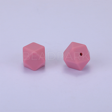 Hexagonal Silicone Beads SI-JX0020A-78-1