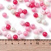 200Pcs Opaque Acrylic Beads SACR-FP0001-09-5