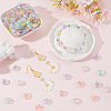 300Pcs Transparent Acrylic Beads TACR-SP0001-04-4