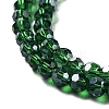Electroplate Transparent Glass Beads Strands EGLA-A035-T4mm-A10-3
