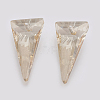 K9 Glass Rhinestone Pendants GLAA-K034-J03-1