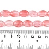 Cherry Quartz Glass Beads Strands G-M206-35-5