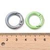 Spray Painted Alloy Spring Gate Ring X-PALLOY-H131-10-4