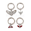 Gothic Alloy Shoes Charms HJEW-GO00068-1