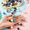 80Pcs Food Grade Eco-Friendly Silicone Focal Beads SIL-TA0002-66-6