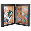 Double Plastic Vertical Hinged Photo Frames DJEW-WH0043-14B-01-1