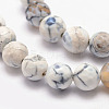 Natural Fire Crackle Agate Bead Strands G-K166-07F-8mm-03-3