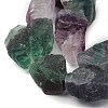 Raw Rough Natural Fluorite Beads Strands G-A216-01-3
