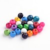 Dyed Natural Wood Beads TB102Y-1