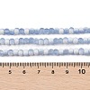 Frosted Crackle Glass Beads Strands GLAA-U001-4mm-M14-4