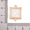 Alloy Blue Enamel Connector Charms ENAM-Z012-02C-G-3