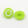 Acrylic Shank Buttons X-BUTT-E016-B-09-2