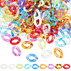SUPERFINDINGS Transparent Acrylic Linking Rings OACR-FH0001-010-1